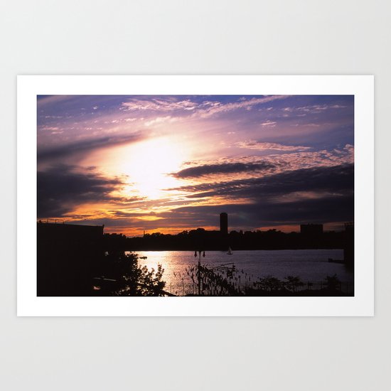 Sunset on The High Line Art Print