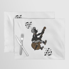 Rock-and-Roll Bassist Placemat
