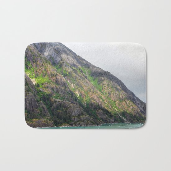 Sunlit Mountain Bath Mat