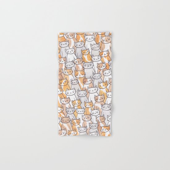 Sleepy Cats Hand & Bath Towel
