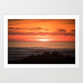 Sunset Beach Art Print