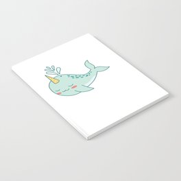 Narwhal Cute Whale Ocean Unicorn Kawaii Narwhals Notebook
