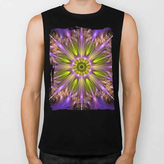 Sparkling in Universe Biker Tank