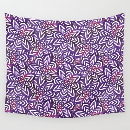 I don't need to improve - Purple and pink Wall Tapestry
