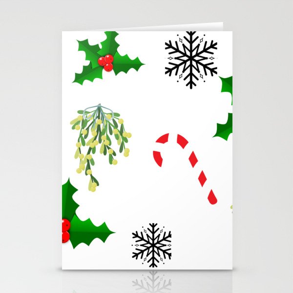 Christmassy Pattern Stationery Cards