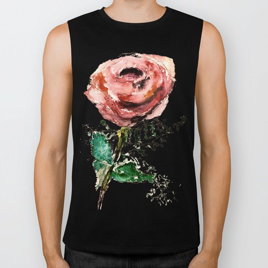 The first rose Biker Tank