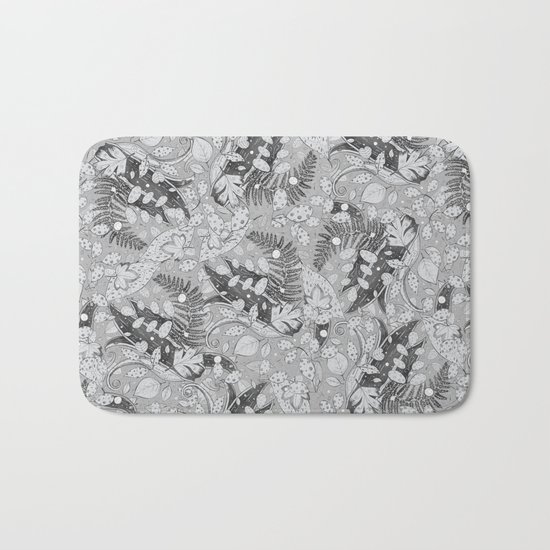 Fantasy leaves Bath Mat