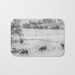 Winter in the Country Bath Mat