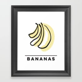 Bananas Framed Art Print