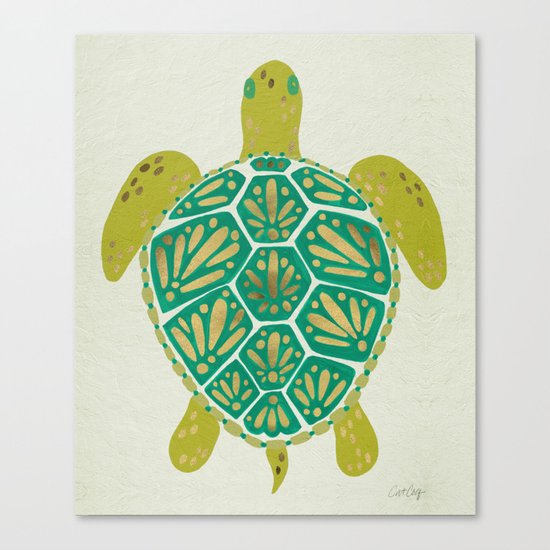 Green Sea Turtle Canvas Print