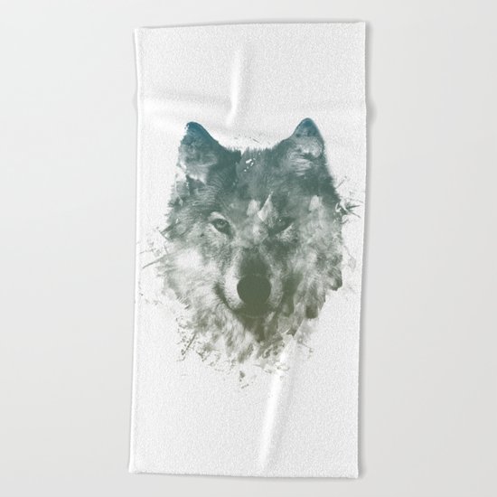 Wolf Like Me Beach Towel