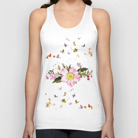 butterflies Unisex Tank Top