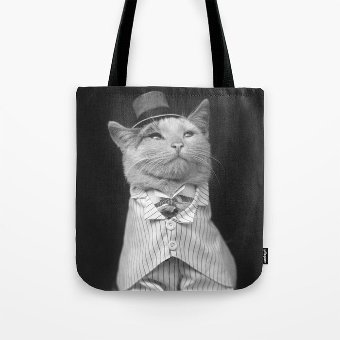 Dapper Cat In Suit And Hat - One Of The Smart Set - 1906 Tote Bag