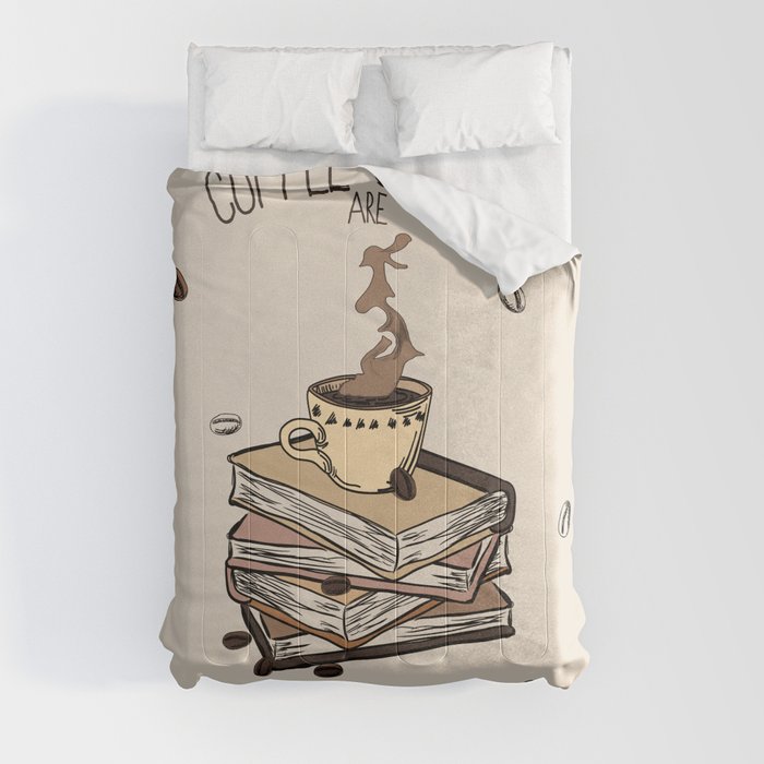 Coffee And Books Comforter