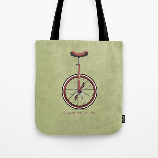 Unicycle Tote Bag