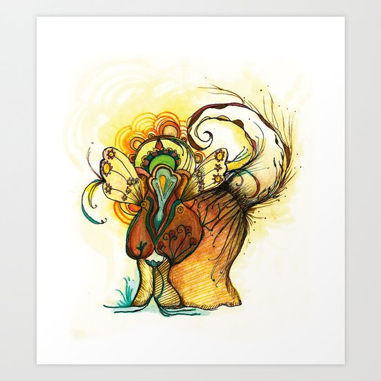 gatoelho Art Print