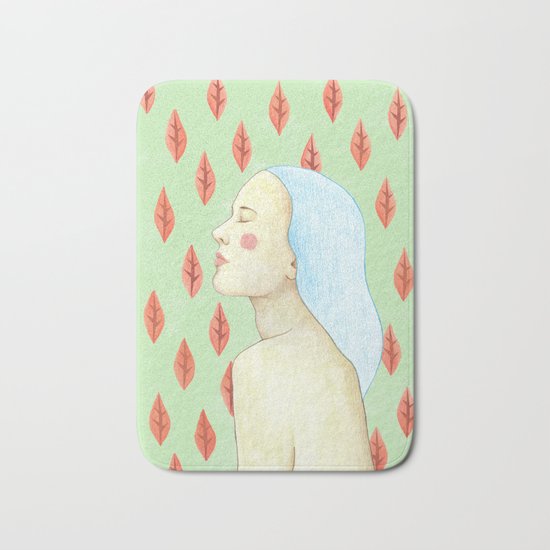 girl love portrait Bath Mat