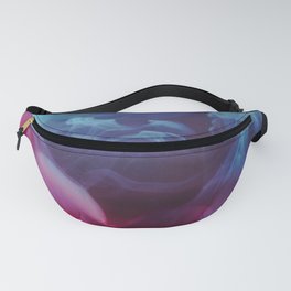 3D Blue & Pink Smoke | Abstract Liquid Sky Fanny Pack