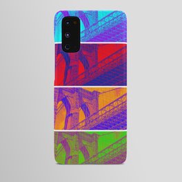 Brooklyn Bridge contemporary pop art print Android Case