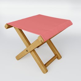 Light Carmine Pink Folding Stool