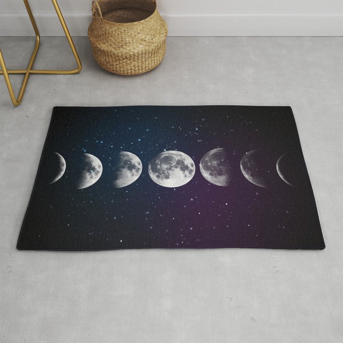 Phases of the Moon Rug