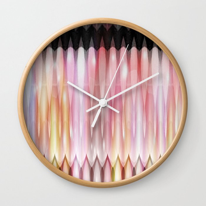 Vertical Dream Wall Clock by LaurenW Designs Society6