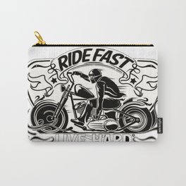 ride fast live hard Carry-All Pouch | Skyline, Rideordie, Racing, Biker, Jdm, Car, Speed, Paulwalker, Race, Rider 