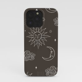 La luna y el sol iPhone Case