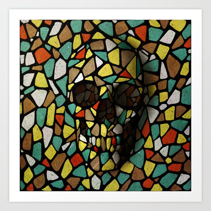 Skull X Art Print