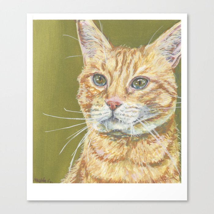 Wilson Cat Canvas Print