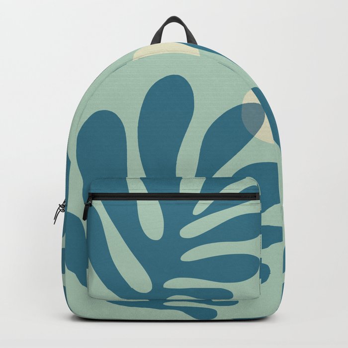 Abstraction_NEW_MATISSE_LEAVE_PLANT_SUN_POP_ART_0421A Backpack