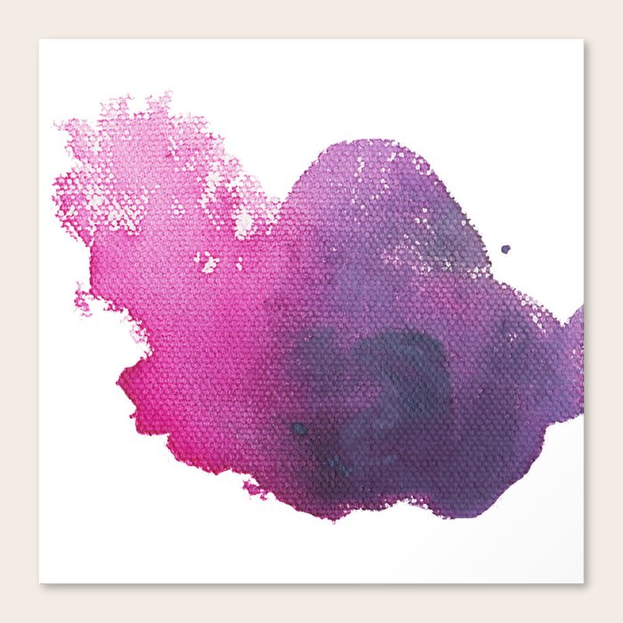 Bright Skies Pink Abstract Painting Acrylic Canvas Print By