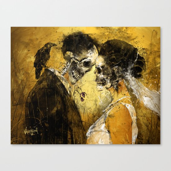'Til Death do us part Canvas Print