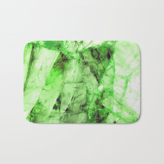 Green crystal Bath Mat