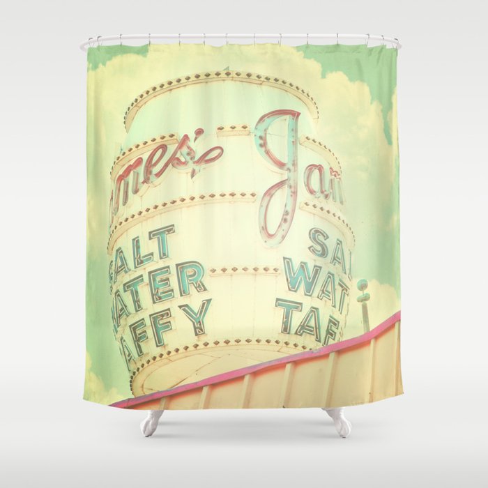 Vintage Sign Print Retro Nursery Decor Shabby Chic Carnival Circus Shower Curtain Vintage Sign Print Retro Nursery Decor Shabby Chic Carnival Circus Shower Curtain