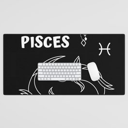 Pisces zodiac Desk Mat
