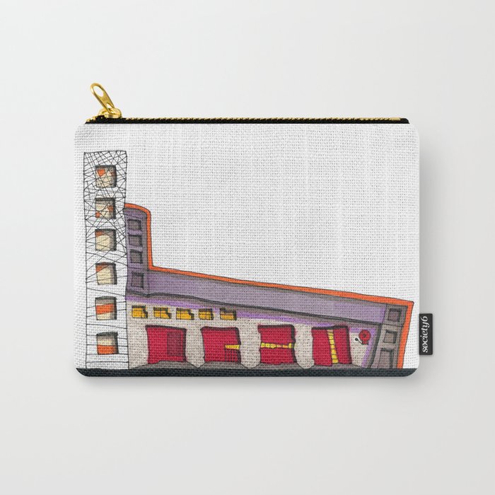 Geometric Architectural Design Illustration 99 Carry-All Pouch