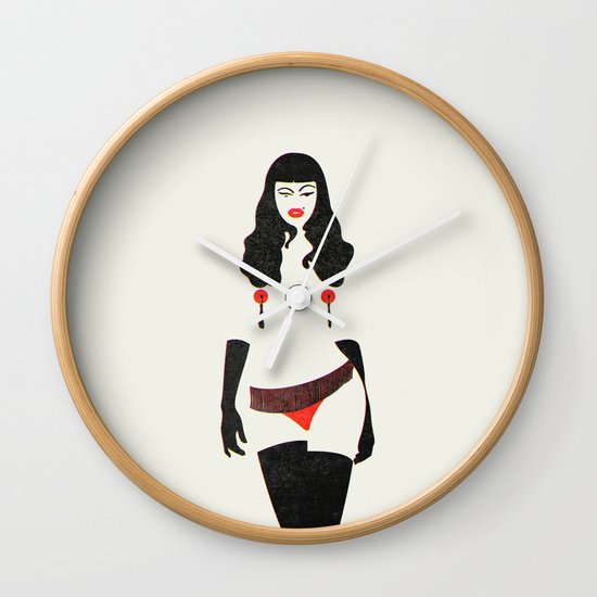 A Wink & A Smile Wall Clock