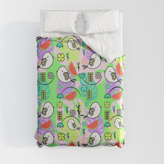 Summer party Duvet Cover