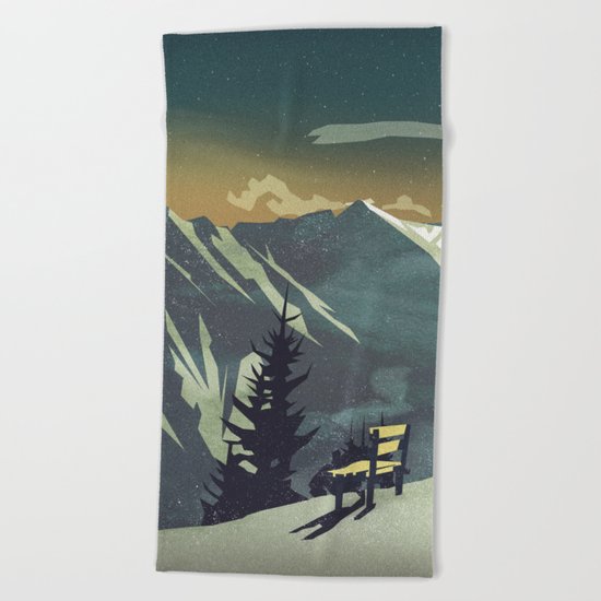 Pause Beach Towel