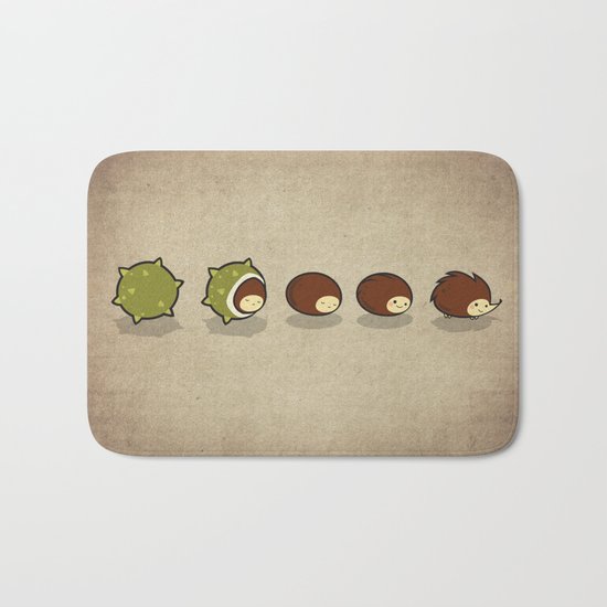 Let There Be Hedgehogs Bath Mat