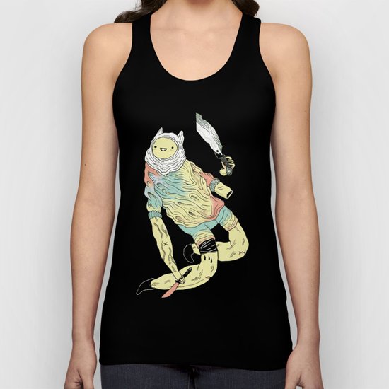 Rainbow Sweater Finn Unisex Tank Top