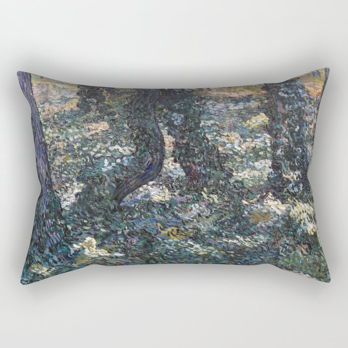 Vincent Van Gogh Undergrowth Rectangular Pillow