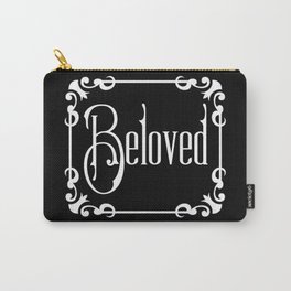 Beloved in Funeral Script Edit Carry-All Pouch