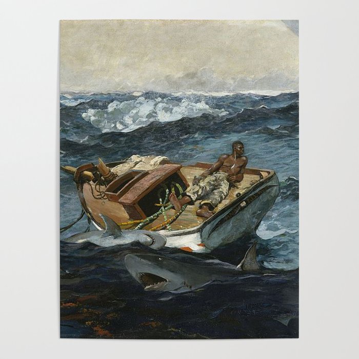 The Gulf Stream By Winslow Homer 1899 Poster