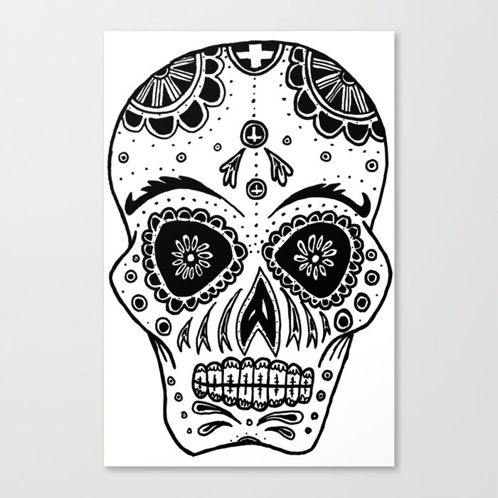 Sugar Skull Canvas Print