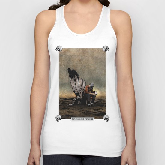 The Angel And The Skull Unisex Tank Top
