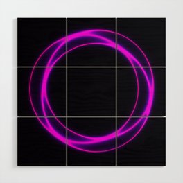 Neon Void Wood Wall Art