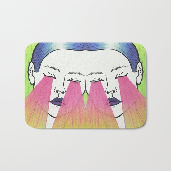 Twin beams Bath Mat