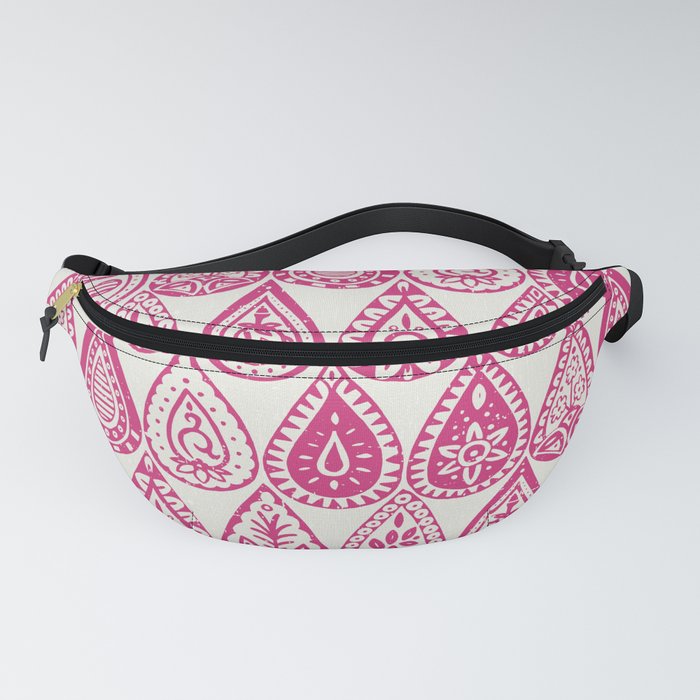 Indian raindrops pink Fanny Pack